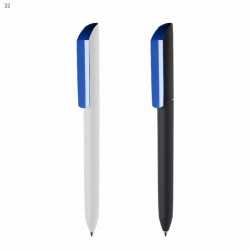 Plastic Promotional Pens - Flow F2 P-GOM K Plastic Pen
