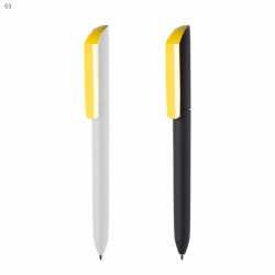 Plastic Promotional Pens - Flow F2 P-GOM K Plastic Pen