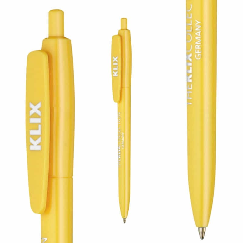 branded Klix Plastic Pen, from our range of promotional Plastic Promotional Pens