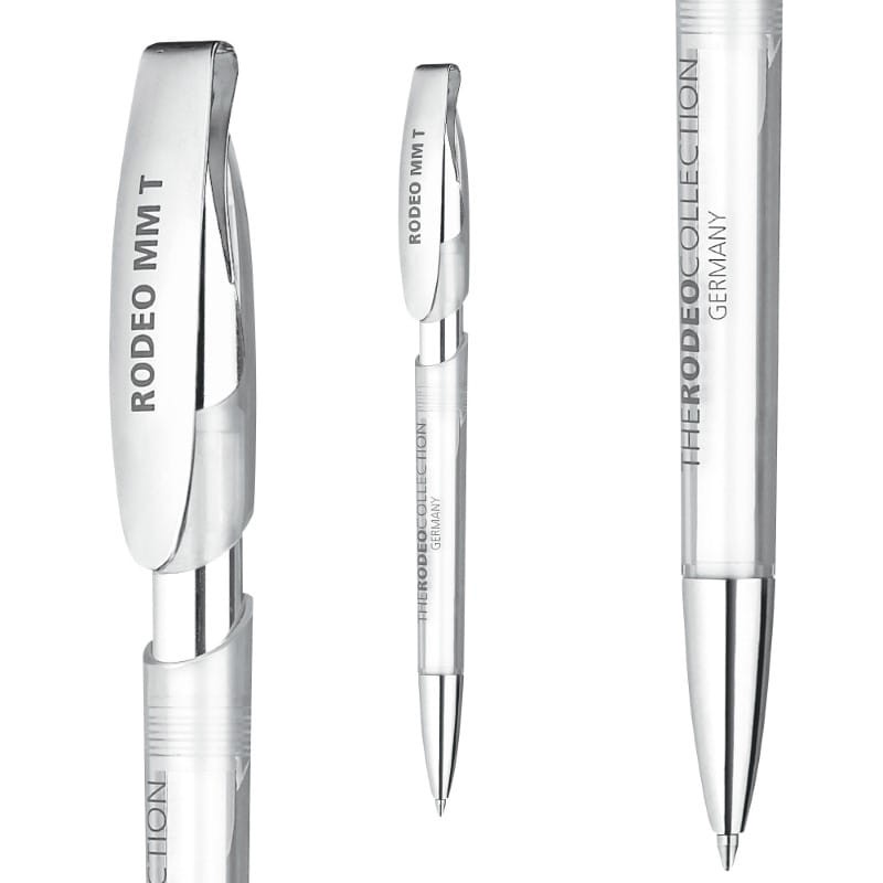 branded Rodeo MM Transparent Plastic Pen, from our range of promotional Plastic Promotional Pens