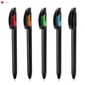 branded Thera Black Plastic Pen, from our range of promotional Plastic Promotional Pens
