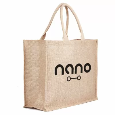 branded Jute Bag Natural, from our range of promotional Jute Shopping & Tote Bags
