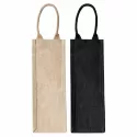 branded Montpellier Jute Wine Carrier, from our range of promotional Jute Shopping &amp; Tote Bags