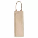 branded Montpellier Jute Wine Carrier, from our range of promotional Jute Shopping &amp; Tote Bags