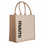 branded Mulan Juco Shopping Bag, from our range of promotional Jute Shopping &amp; Tote Bags