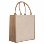 branded Mulan Juco Shopping Bag, from our range of promotional Jute Shopping &amp; Tote Bags