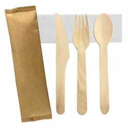 branded 4pcs Wooden Cutlery Set, from our range of promotional Homeware Products