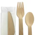 branded 4pcs Wooden Cutlery Set, from our range of promotional Homeware Products