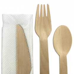 branded 4pcs Wooden Cutlery Set, from our range of promotional Homeware Products