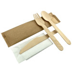branded 4pcs Wooden Cutlery Set, from our range of promotional Homeware Products
