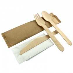 branded 4pcs Wooden Cutlery Set, from our range of promotional Homeware Products