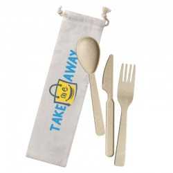branded Wheat Straw Utensils In Bag, from our range of promotional Homeware Products