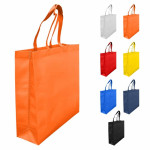 branded Laminated Non Woven Bag with Large Gusset, from our range of promotional Non Woven Tote Bags