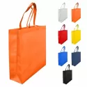 branded Laminated Non Woven Bag with Large Gusset, from our range of promotional Non Woven Tote Bags