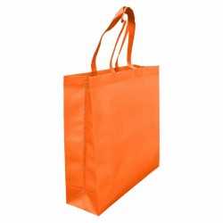 branded Laminated Non Woven Bag with Large Gusset, from our range of promotional Non Woven Tote Bags