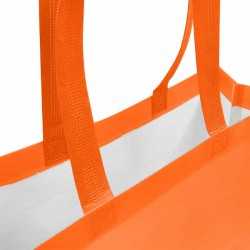 branded Laminated Non Woven Bag with Large Gusset, from our range of promotional Non Woven Tote Bags