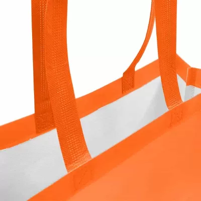 branded Laminated Non Woven Bag with Large Gusset, from our range of promotional Non Woven Tote Bags