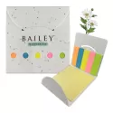 branded Daisy Seed Sticky Note Pad, from our range of promotional Printed Post It Notes