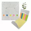 branded Daisy Seed Sticky Note Pad, from our range of promotional Printed Post It Notes