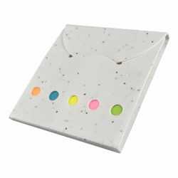branded Daisy Seed Sticky Note Pad, from our range of promotional Printed Post It Notes