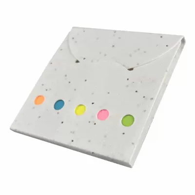 branded Daisy Seed Sticky Note Pad, from our range of promotional Printed Post It Notes