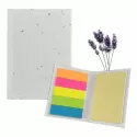 branded Lavender Seed Sticky Note Pad, from our range of promotional Printed Post It Notes