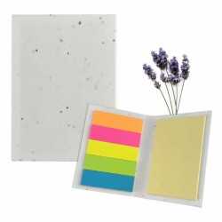 branded Lavender Seed Sticky Note Pad, from our range of promotional Printed Post It Notes