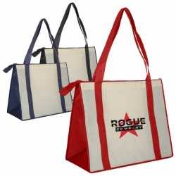 branded Non Woven Large Zipped Shopping Bag, from our range of promotional Non Woven Tote Bags