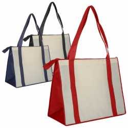 branded Non Woven Large Zipped Shopping Bag, from our range of promotional Non Woven Tote Bags