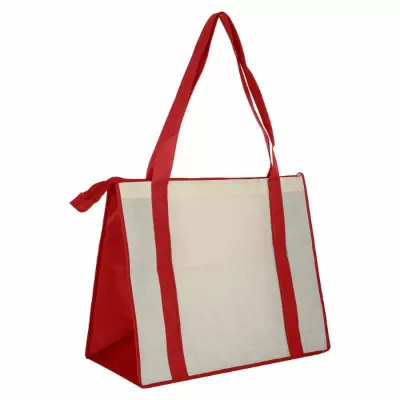 branded Non Woven Large Zipped Shopping Bag, from our range of promotional Non Woven Tote Bags