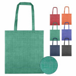 branded Silver Line Patterned Non Woven Bag, from our range of promotional Non Woven Tote Bags