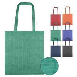 branded Silver Line Patterned Non Woven Bag, from our range of promotional Non Woven Tote Bags