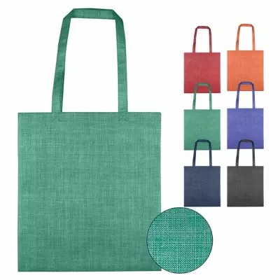 branded Silver Line Patterned Non Woven Bag, from our range of promotional Non Woven Tote Bags