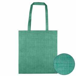 branded Silver Line Patterned Non Woven Bag, from our range of promotional Non Woven Tote Bags