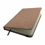 Promotional Journals &amp; Noteboooks  - Cork Soft Wood Notebook A6