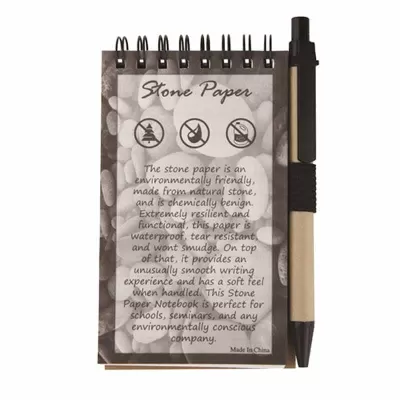 branded Stone Paper NoteBook, from our range of promotional Notepads