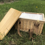 Picnic Sets  - Gold Coast Wicker Picnic Cooler Basket(square)