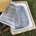 branded Gold Coast Wicker Picnic Cooler Basket(square), from our range of promotional Picnic Sets
