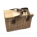 branded Gold Coast Wicker Picnic Cooler Basket(square), from our range of promotional Picnic Sets