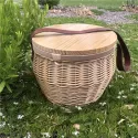 branded Scotch Wicker Picnic Cooler Basket(round), from our range of promotional Picnic Sets