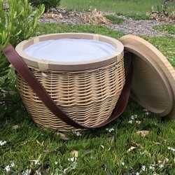 Picnic Sets - Scotch Wicker Picnic Cooler Basket(round)