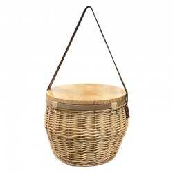 Picnic Sets - Scotch Wicker Picnic Cooler Basket(round)