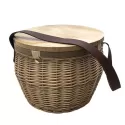 branded Scotch Wicker Picnic Cooler Basket(round), from our range of promotional Picnic Sets