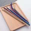 branded Stainless Steel Straw 6MM x 266MM, from our range of promotional Cutlery and Straws