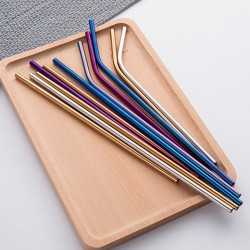 branded Stainless Steel Straw 6MM x 266MM, from our range of promotional Homeware Products