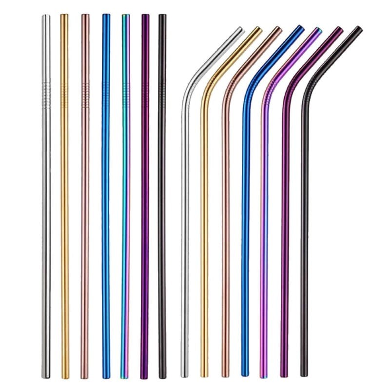 branded Stainless Steel Straw 6MM x 266MM, from our range of promotional Cutlery and Straws