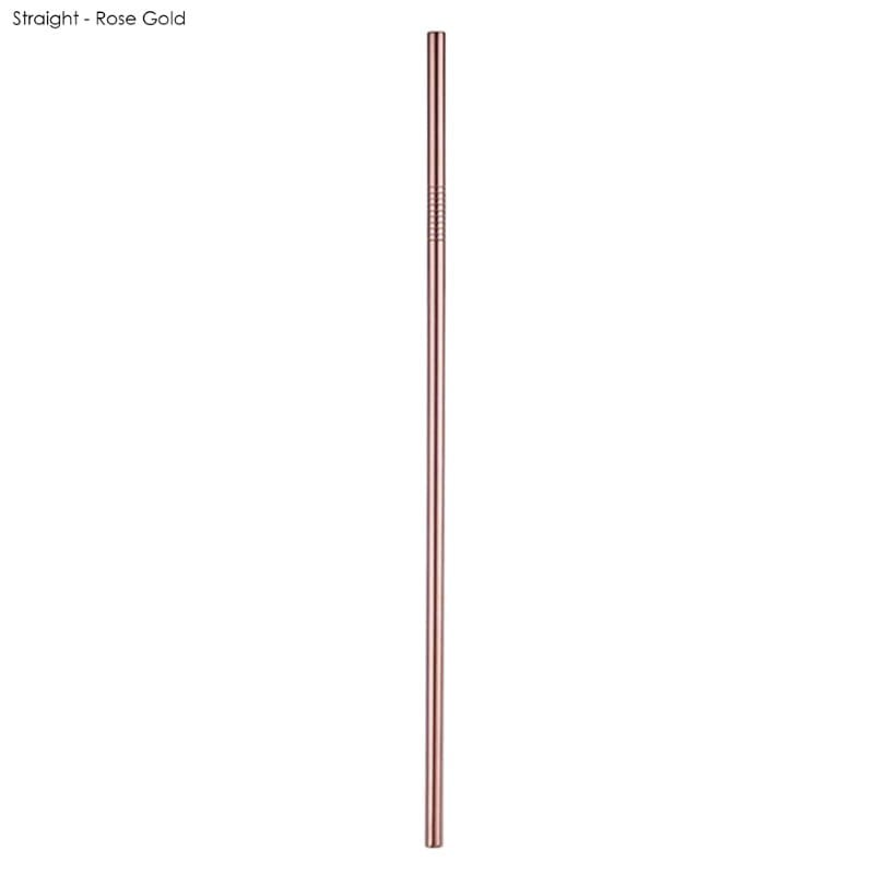 branded Stainless Steel Straw 6MM x 266MM, from our range of promotional Cutlery and Straws