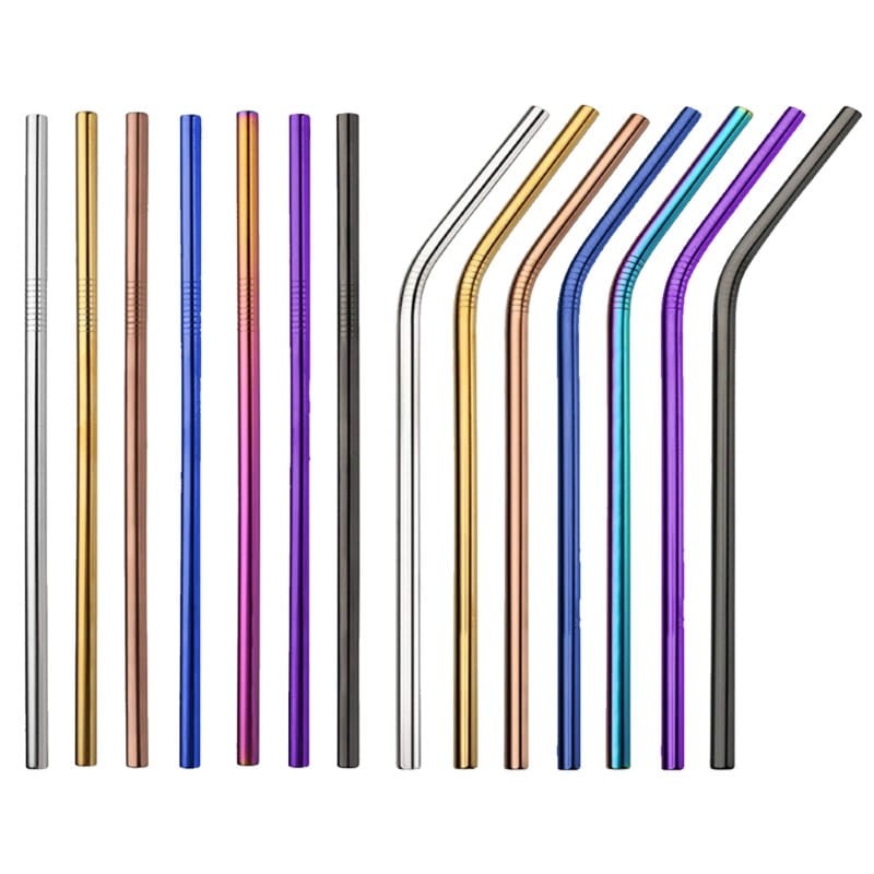 branded Stainless Steel Straw 8MM x 215MM, from our range of promotional Homeware Products
