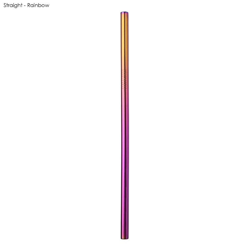 branded Stainless Steel Straw 8MM x 215MM, from our range of promotional Homeware Products