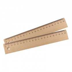 Rulers - Wood Ruler 20cm
